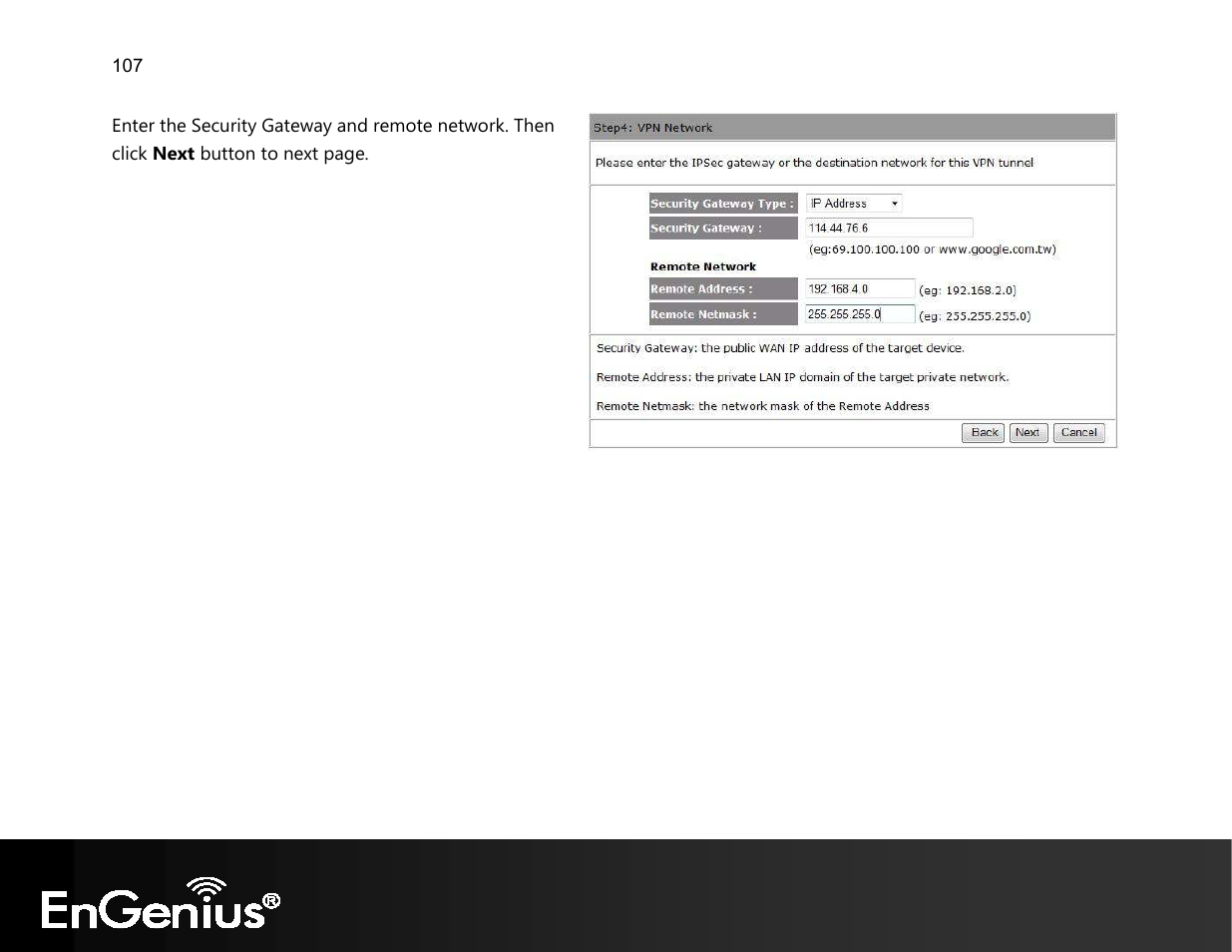 EnGenius Technologies EVR100 User Manual | Page 108 / 135