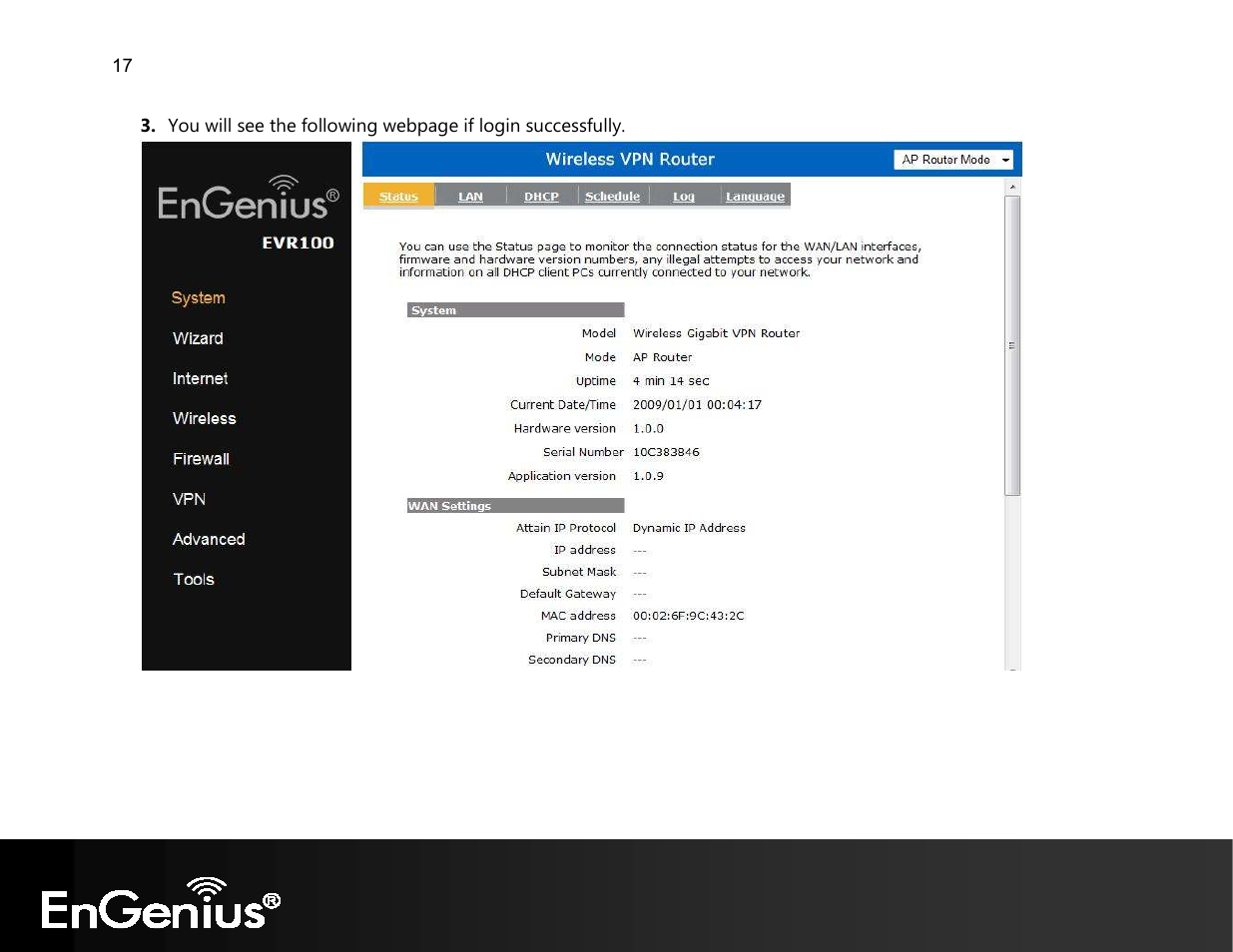 EnGenius Technologies EVR100 User Manual | Page 18 / 135