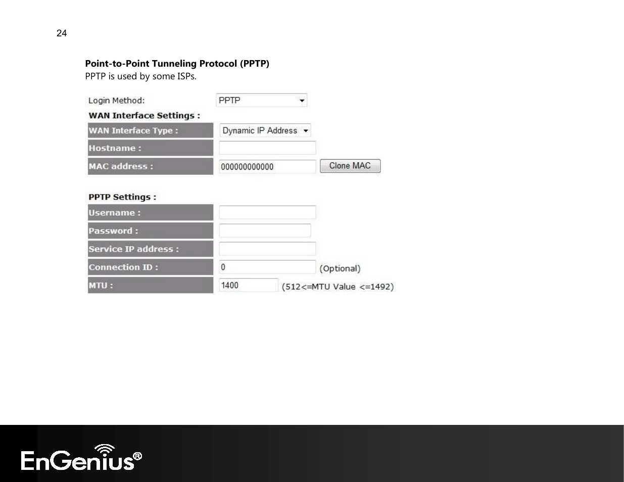 EnGenius Technologies EVR100 User Manual | Page 25 / 135