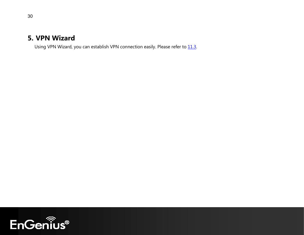Vpn wizard | EnGenius Technologies EVR100 User Manual | Page 31 / 135