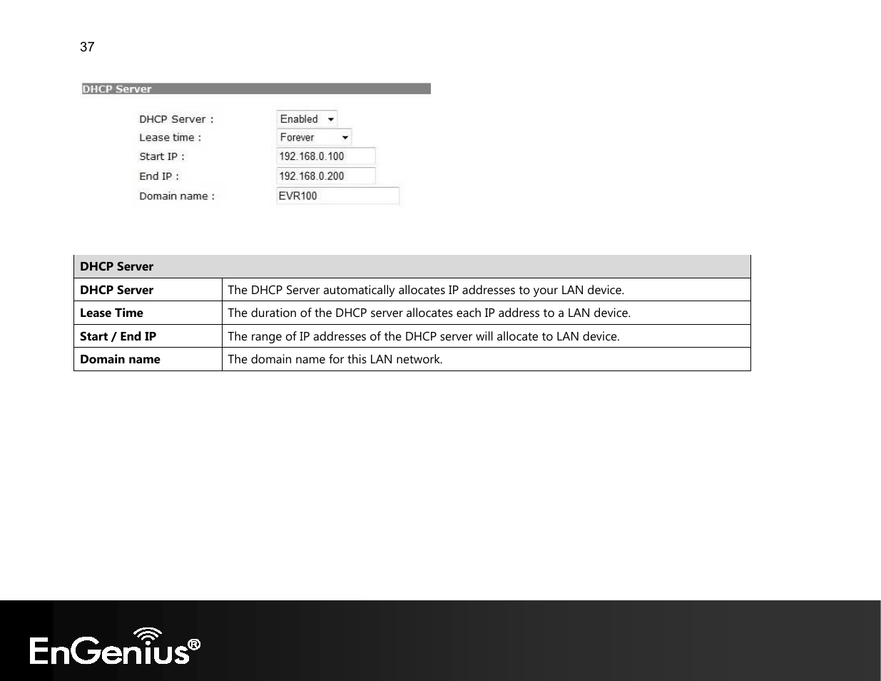 EnGenius Technologies EVR100 User Manual | Page 38 / 135