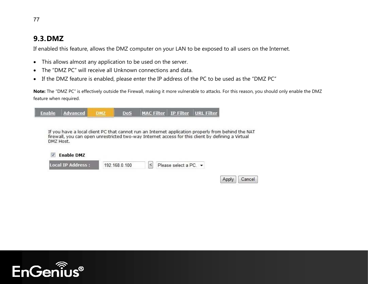 EnGenius Technologies EVR100 User Manual | Page 78 / 135