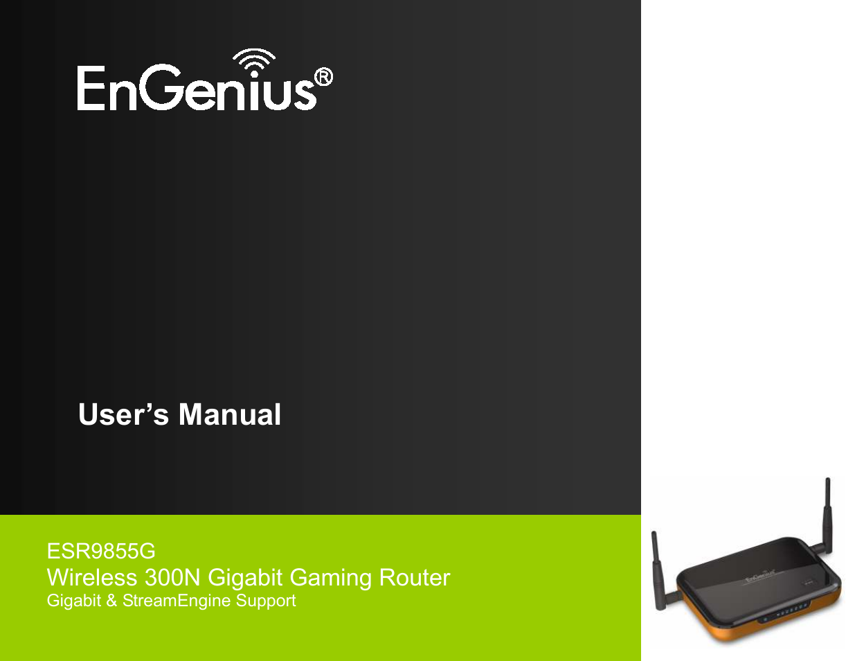 EnGenius Technologies ESR9855G User Manual | 126 pages