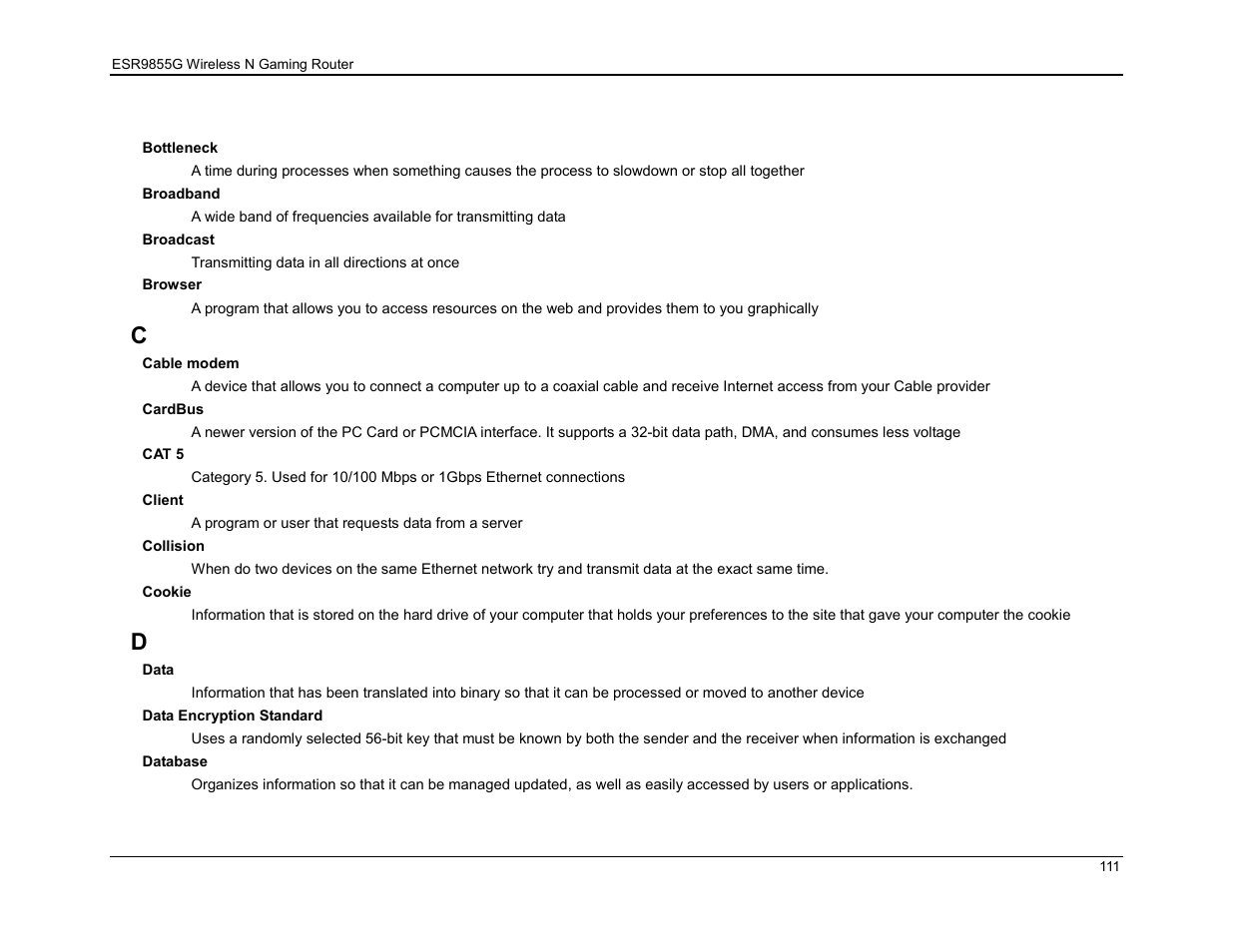 EnGenius Technologies ESR9855G User Manual | Page 111 / 126