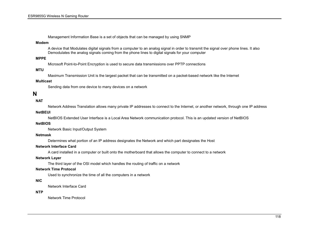 EnGenius Technologies ESR9855G User Manual | Page 118 / 126