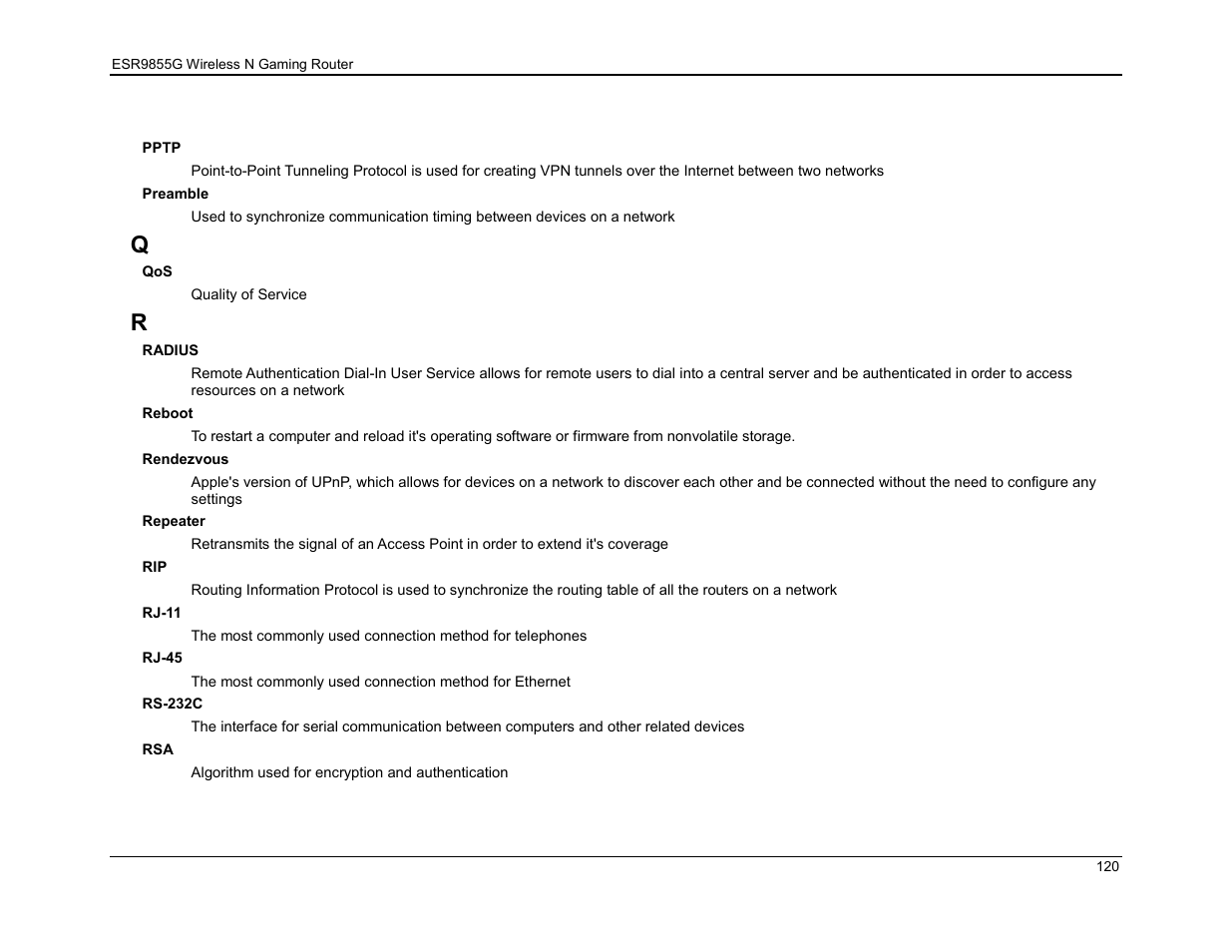 EnGenius Technologies ESR9855G User Manual | Page 120 / 126