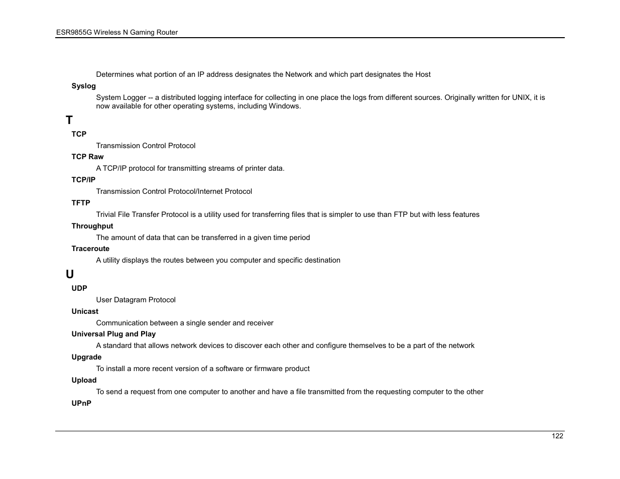 EnGenius Technologies ESR9855G User Manual | Page 122 / 126