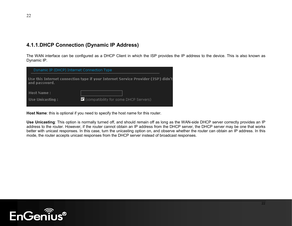 EnGenius Technologies ESR9855G User Manual | Page 22 / 126