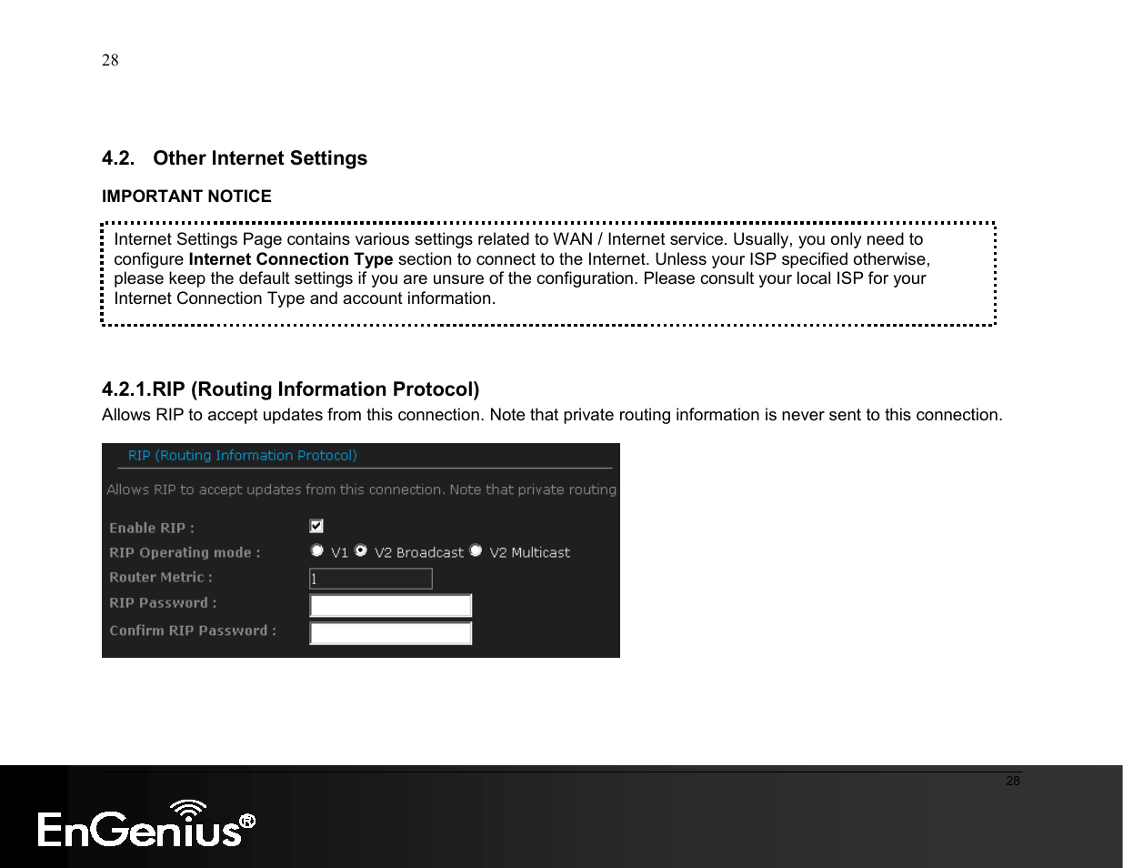 EnGenius Technologies ESR9855G User Manual | Page 28 / 126