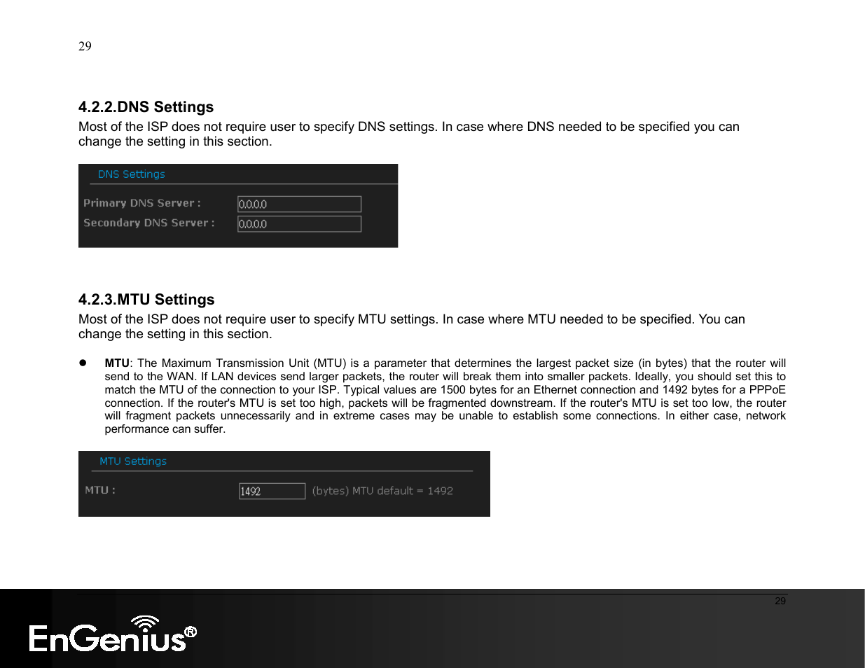 EnGenius Technologies ESR9855G User Manual | Page 29 / 126