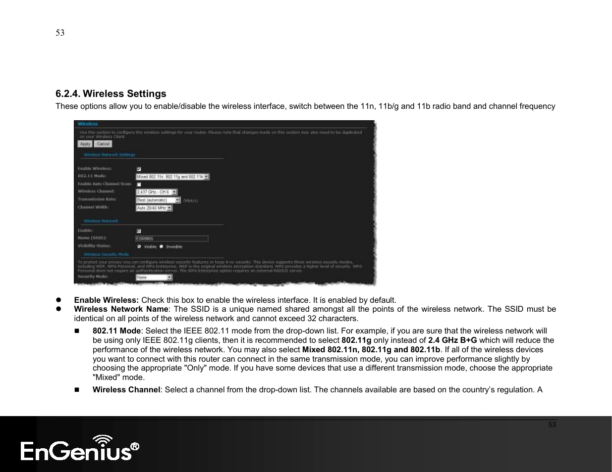 EnGenius Technologies ESR9855G User Manual | Page 53 / 126