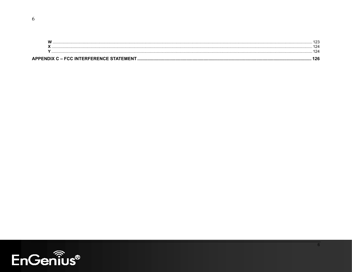 EnGenius Technologies ESR9855G User Manual | Page 6 / 126