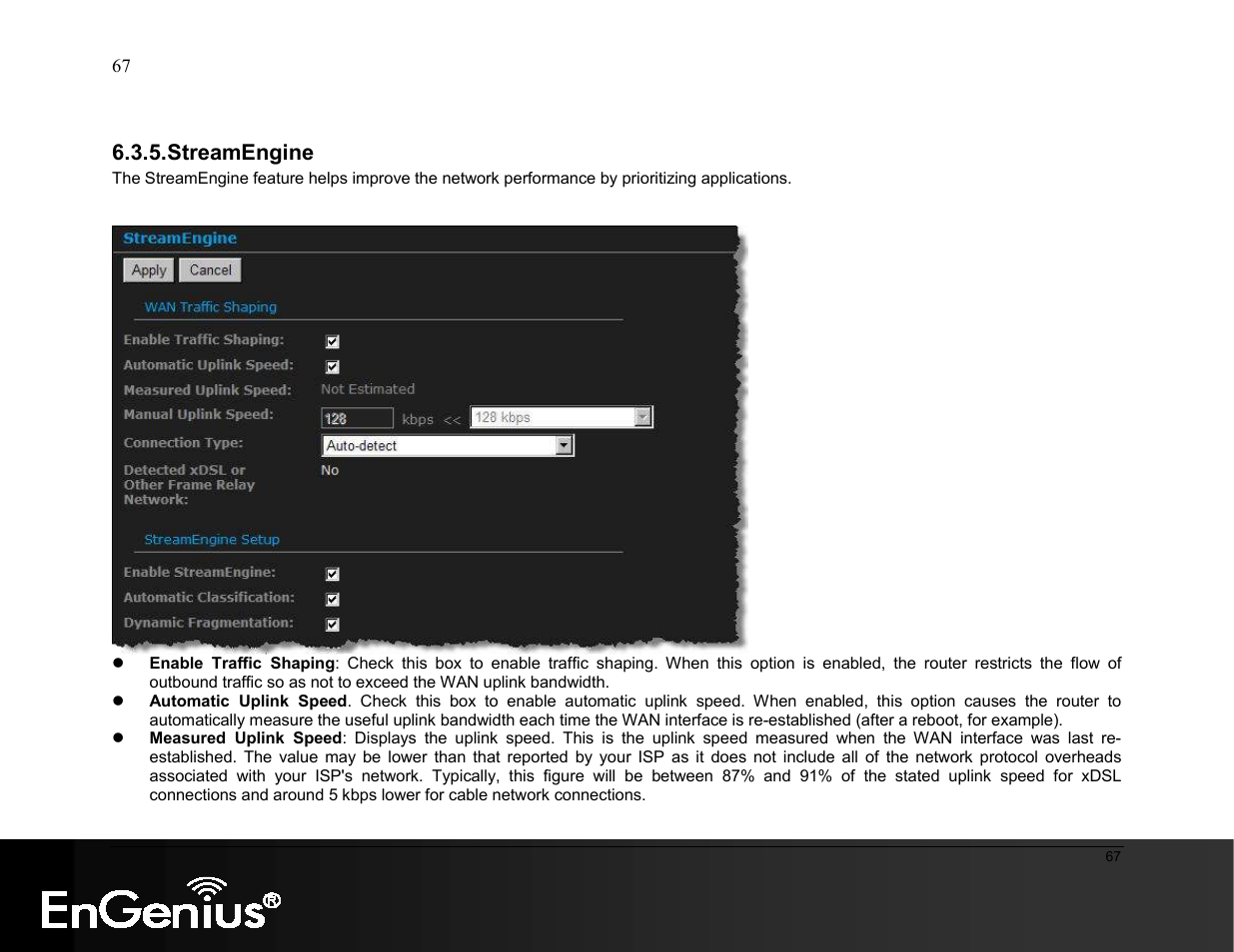 EnGenius Technologies ESR9855G User Manual | Page 67 / 126