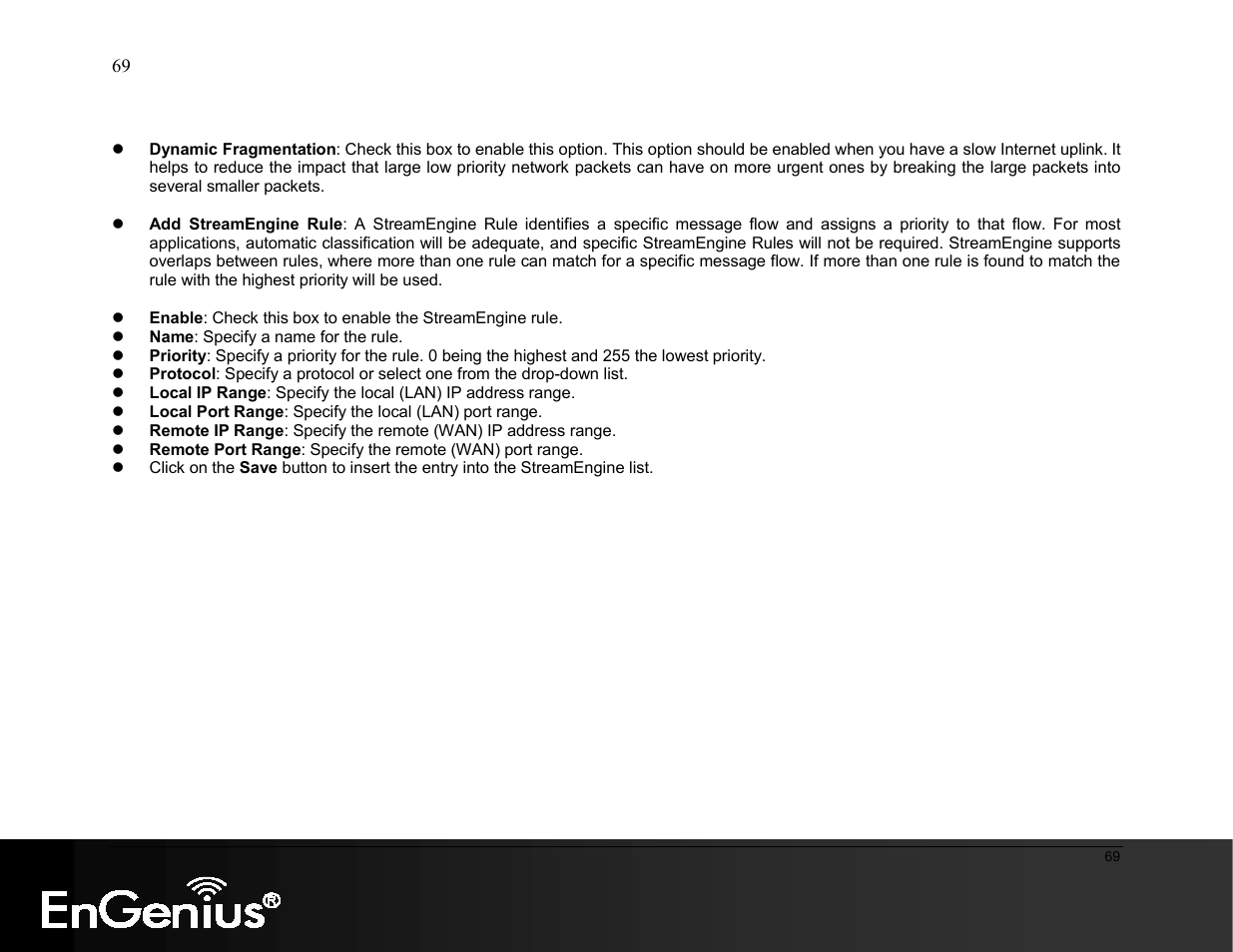 EnGenius Technologies ESR9855G User Manual | Page 69 / 126