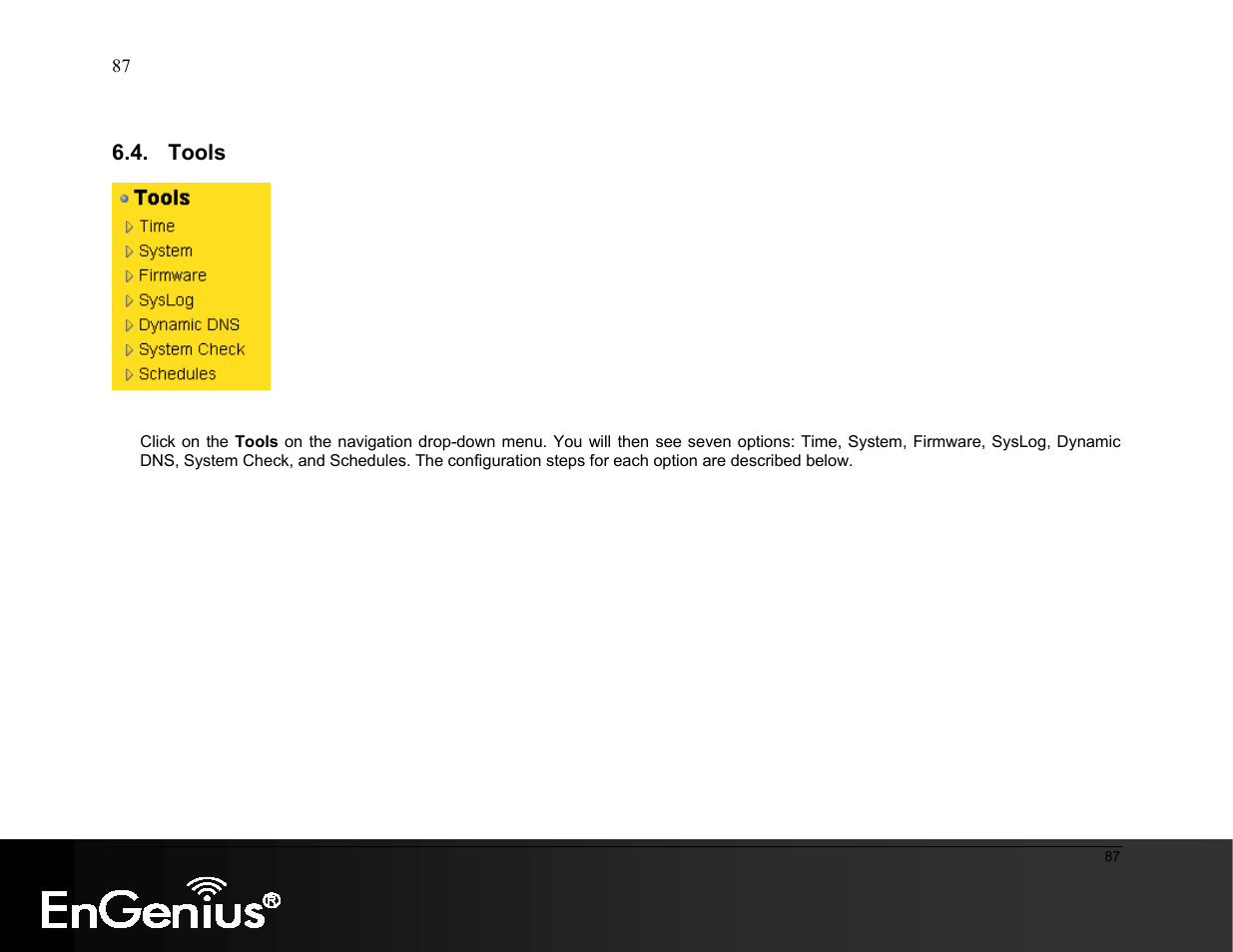 EnGenius Technologies ESR9855G User Manual | Page 87 / 126