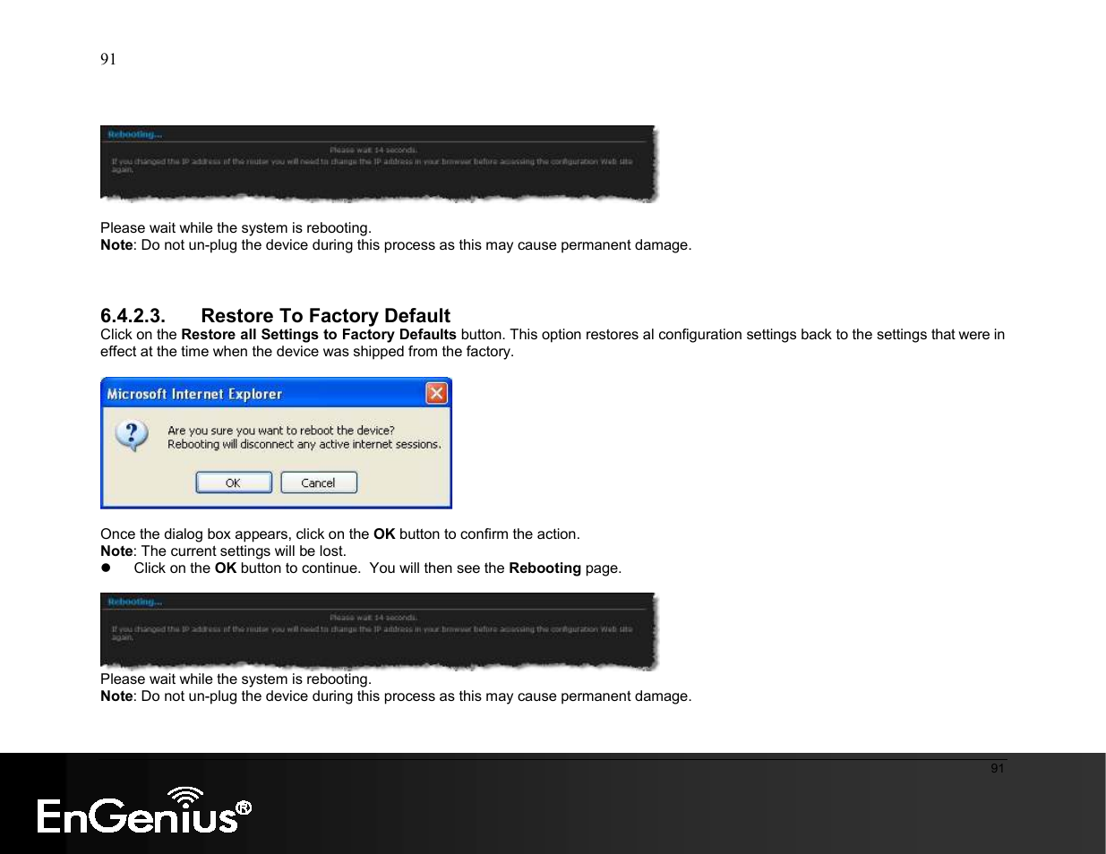 EnGenius Technologies ESR9855G User Manual | Page 91 / 126