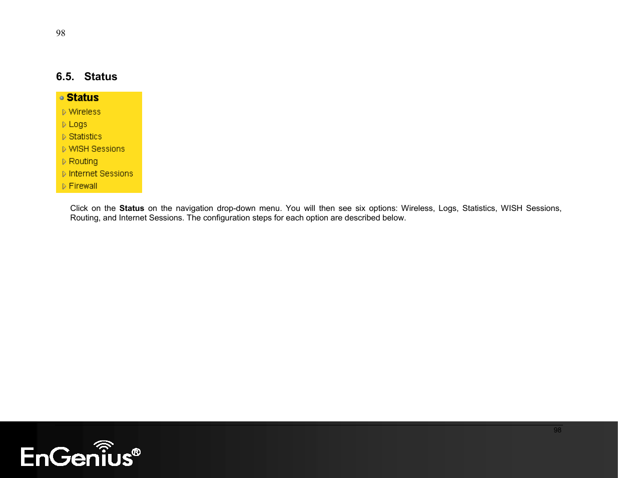 EnGenius Technologies ESR9855G User Manual | Page 98 / 126