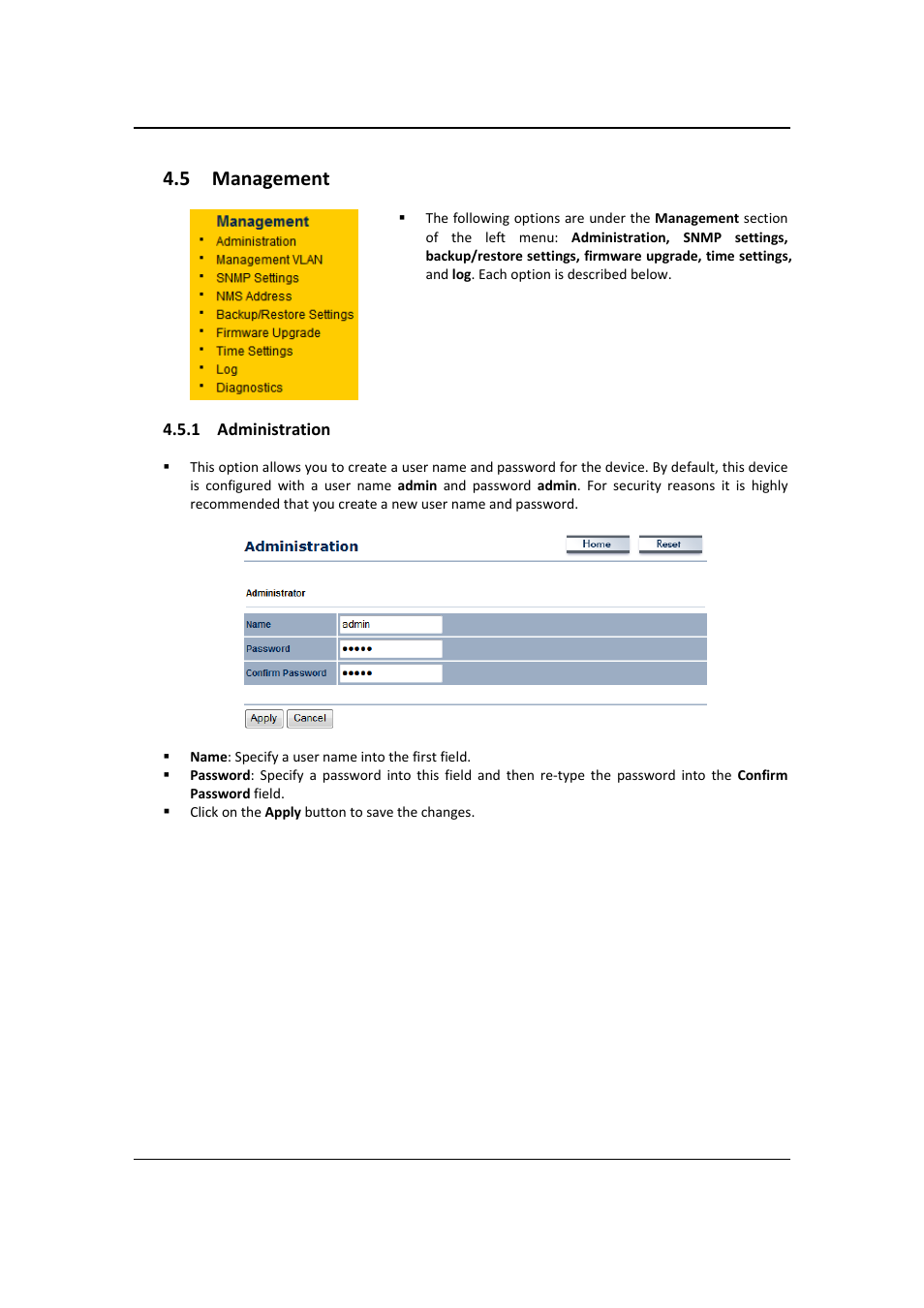 Management | EnGenius Technologies EOC2611P User Manual | Page 27 / 89