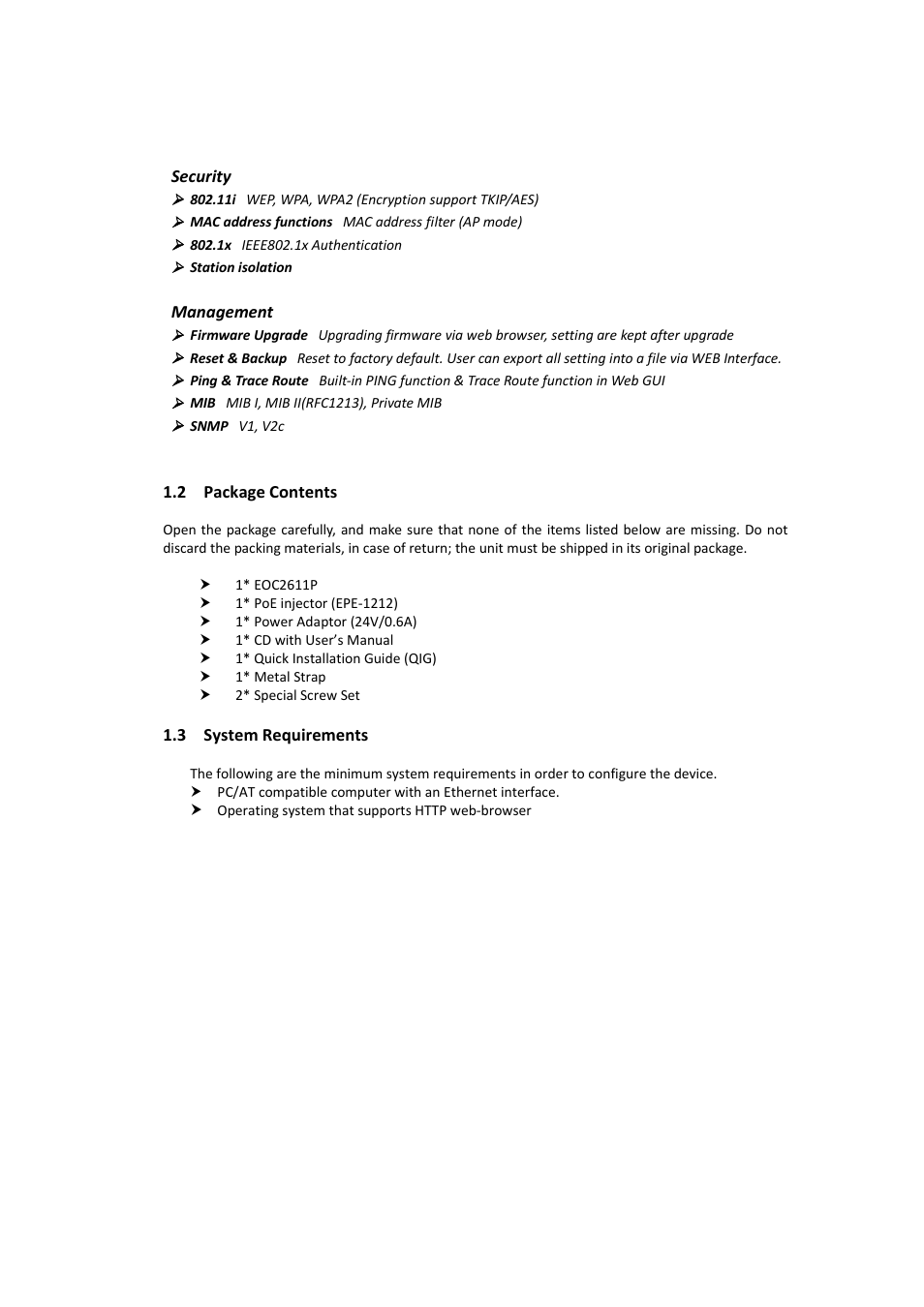 EnGenius Technologies EOC2611P User Manual | Page 7 / 89