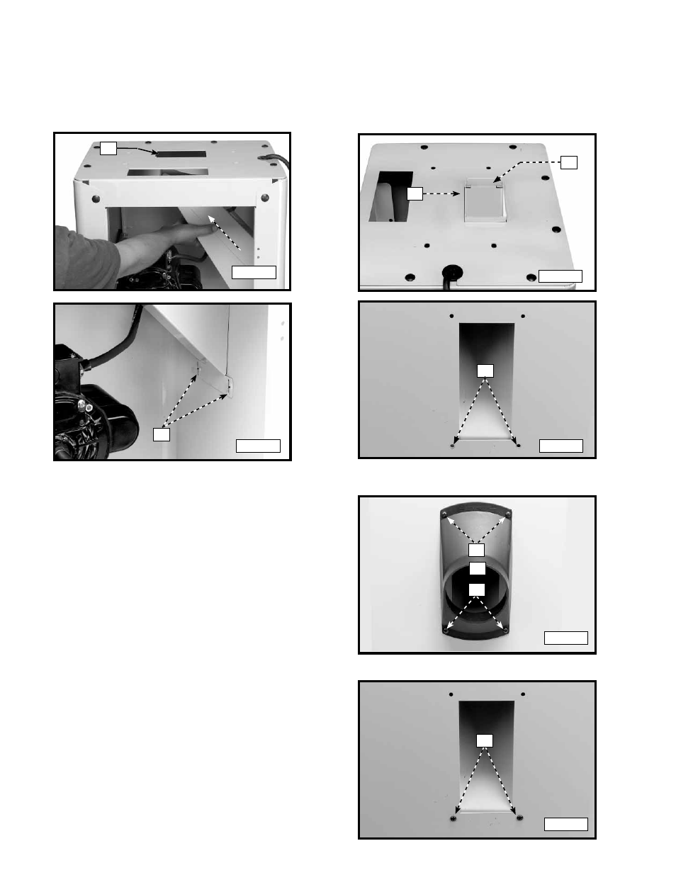 Installing the dust chute, The band saw used with a dust collector, The band saw used without a dust collector | EnGenius Technologies SHOPMASTER 28-248 User Manual | Page 12 / 28