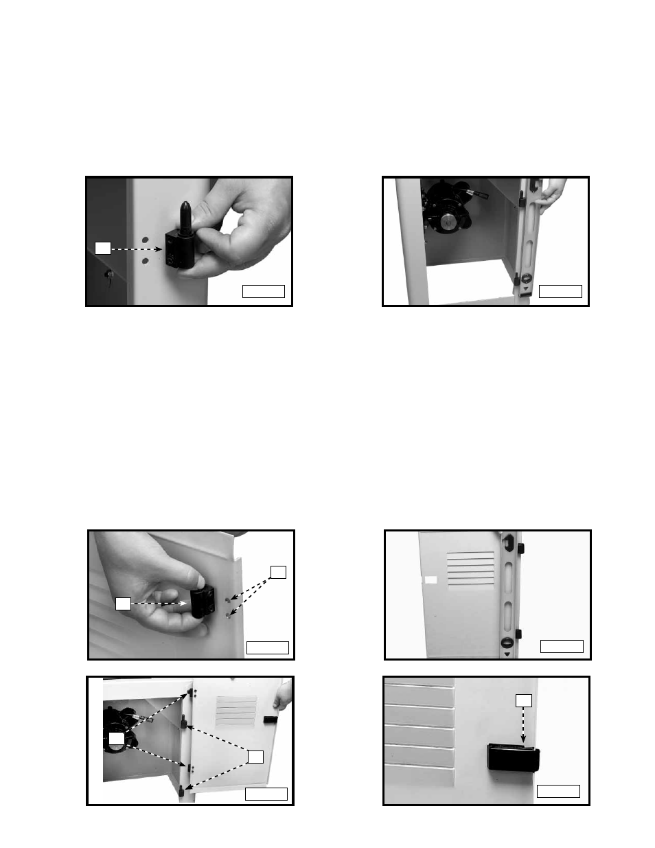 Attaching the door to the stand | EnGenius Technologies SHOPMASTER 28-248 User Manual | Page 13 / 28