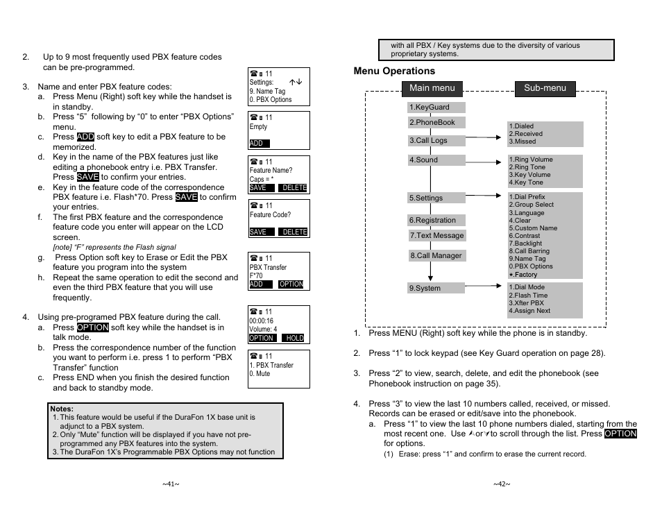 Menu operations | EnGenius Technologies 1X User Manual | Page 21 / 25