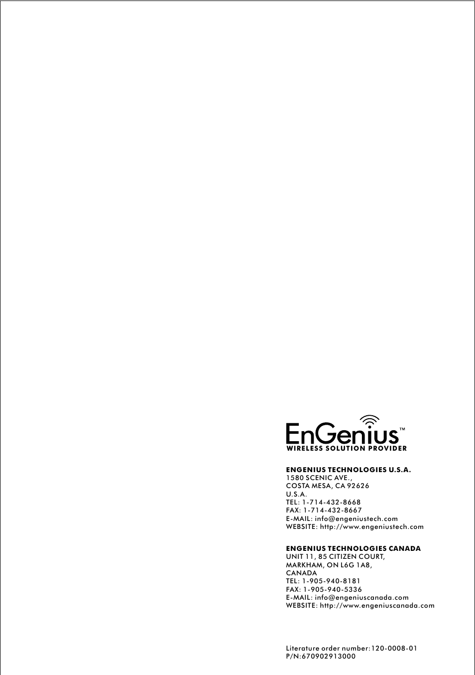 EnGenius Technologies DuraFon 4X User Manual | Page 29 / 29