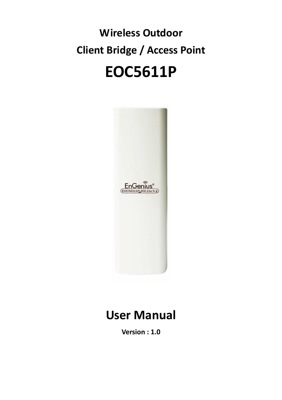 EnGenius Technologies EOC5611P User Manual | 69 pages