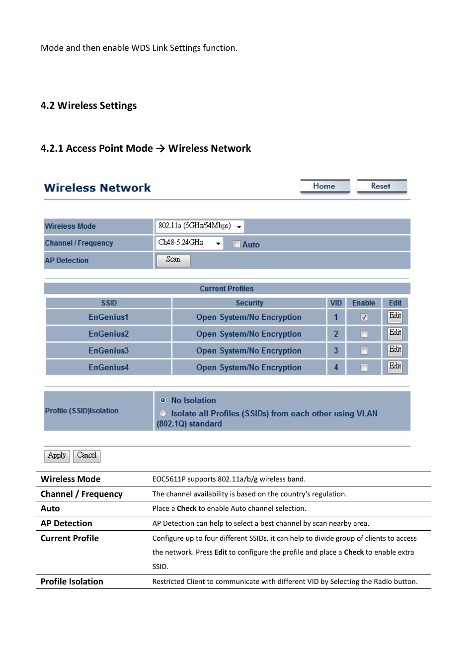 EnGenius Technologies EOC5611P User Manual | Page 15 / 69