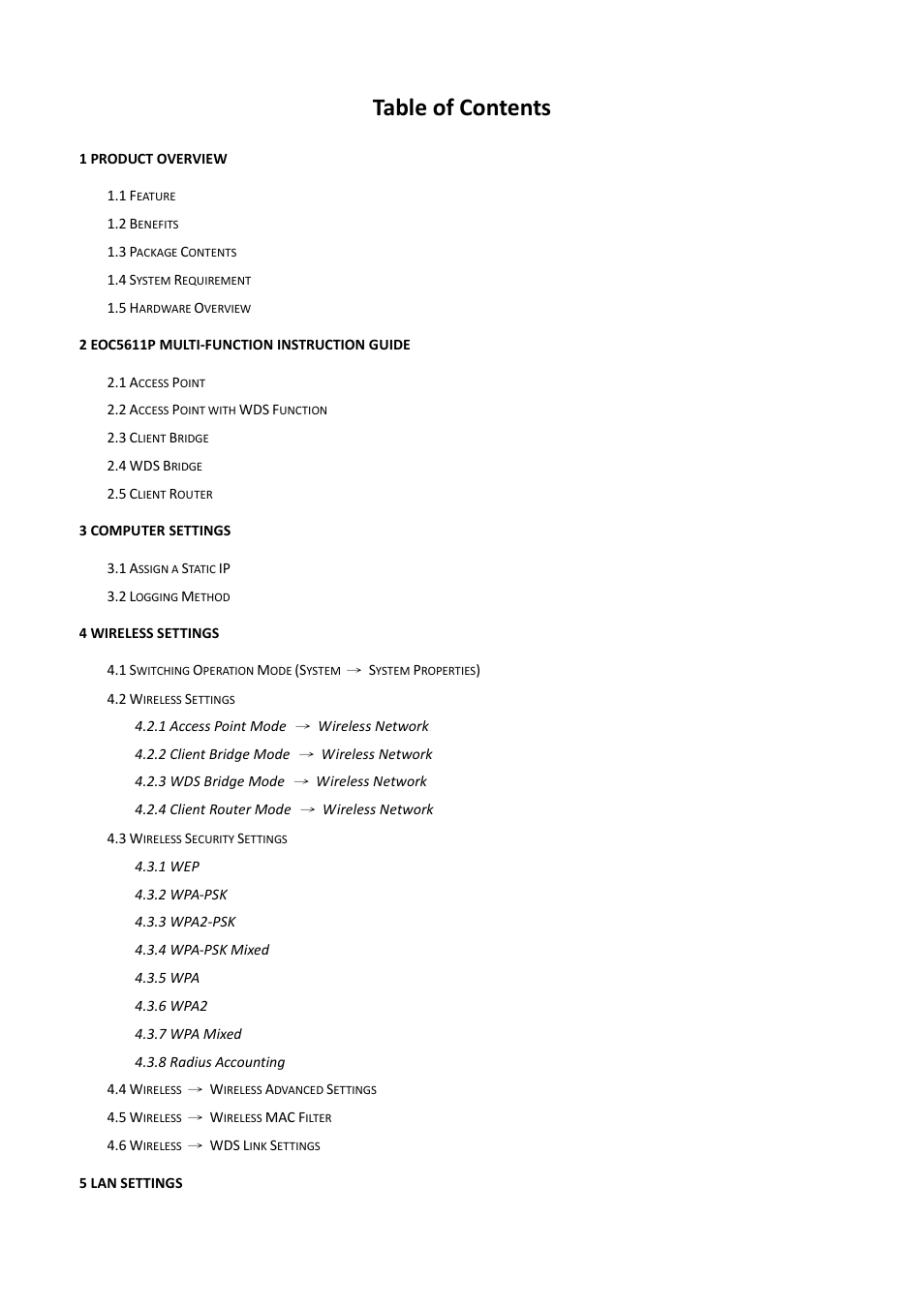 EnGenius Technologies EOC5611P User Manual | Page 2 / 69