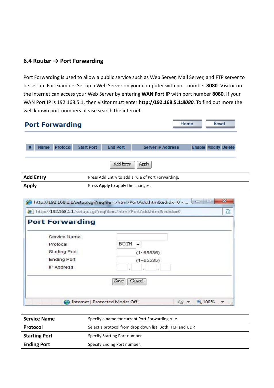 4 router → port forwarding | EnGenius Technologies EOC5611P User Manual | Page 44 / 69