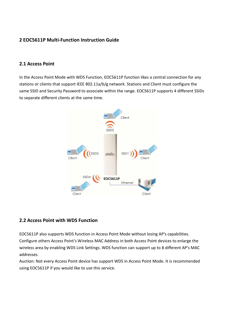 EnGenius Technologies EOC5611P User Manual | Page 9 / 69