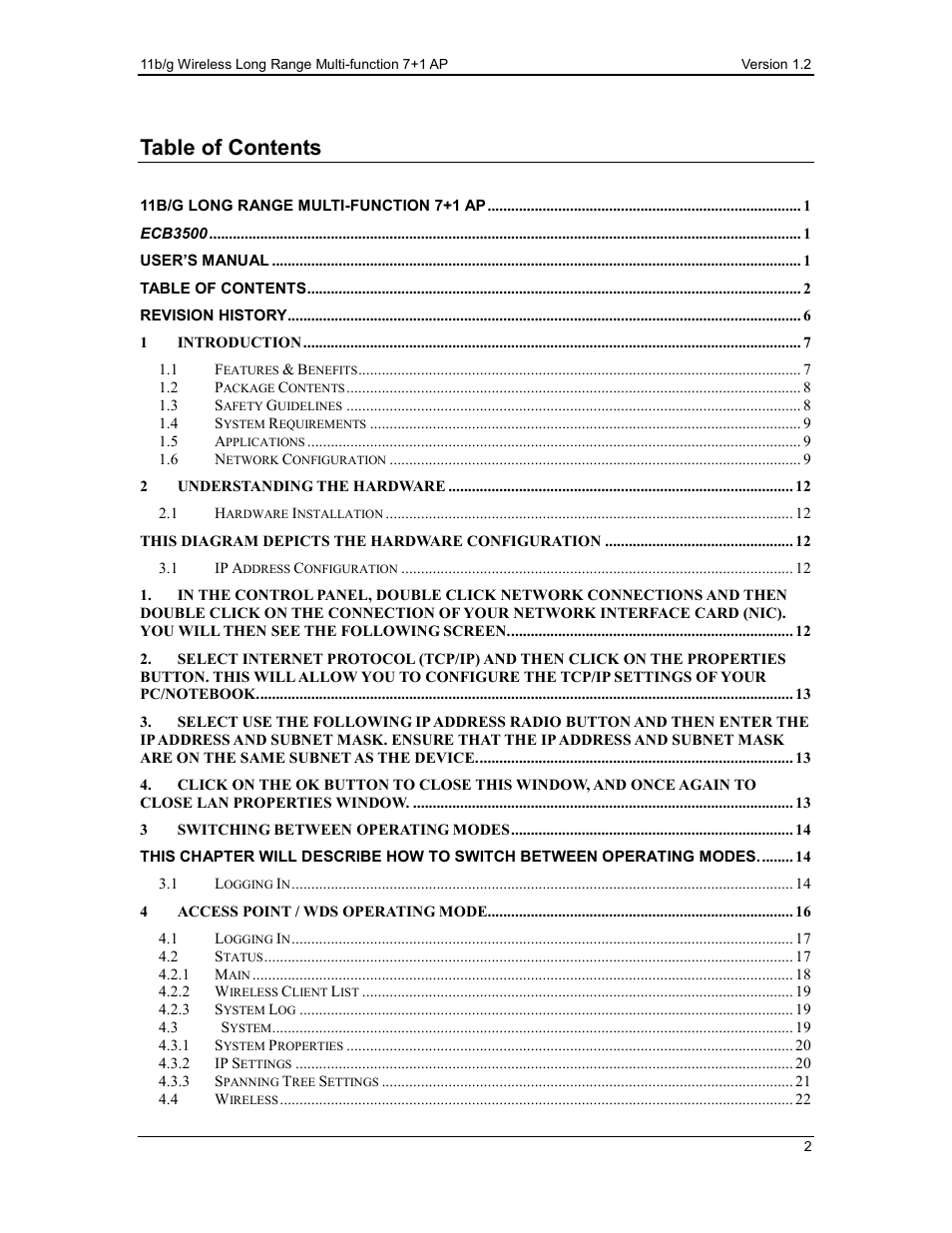 EnGenius Technologies ECB3500 User Manual | Page 2 / 117