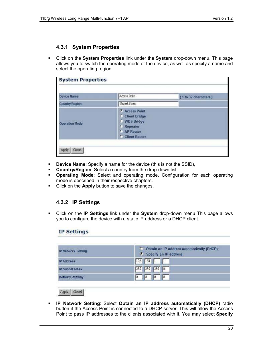 EnGenius Technologies ECB3500 User Manual | Page 20 / 117