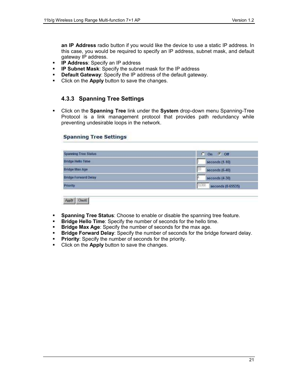 EnGenius Technologies ECB3500 User Manual | Page 21 / 117