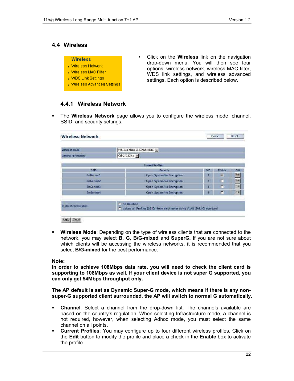 EnGenius Technologies ECB3500 User Manual | Page 22 / 117