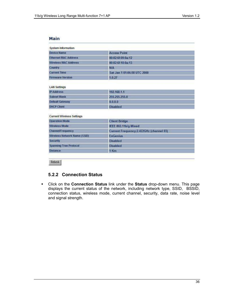 EnGenius Technologies ECB3500 User Manual | Page 36 / 117