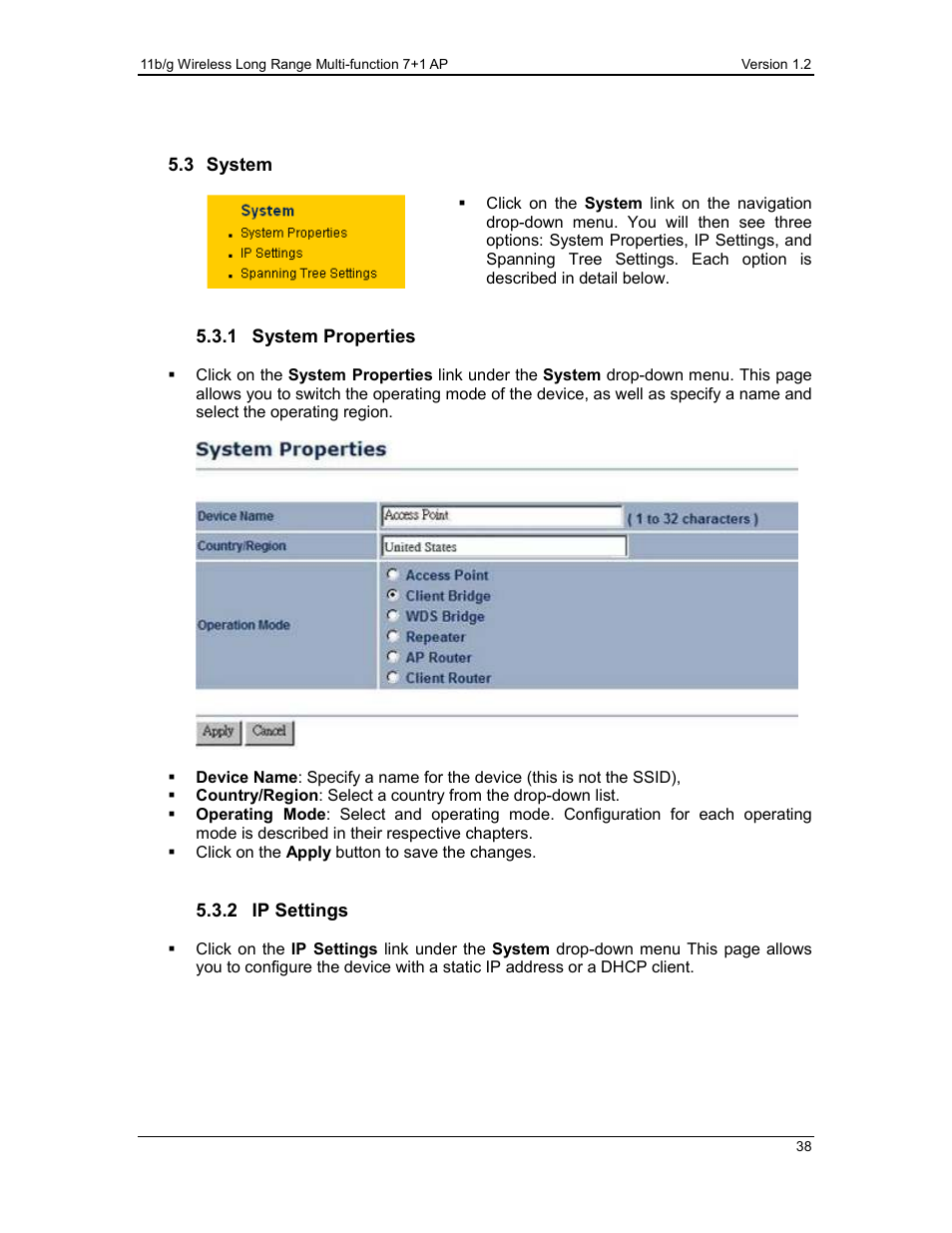 EnGenius Technologies ECB3500 User Manual | Page 38 / 117