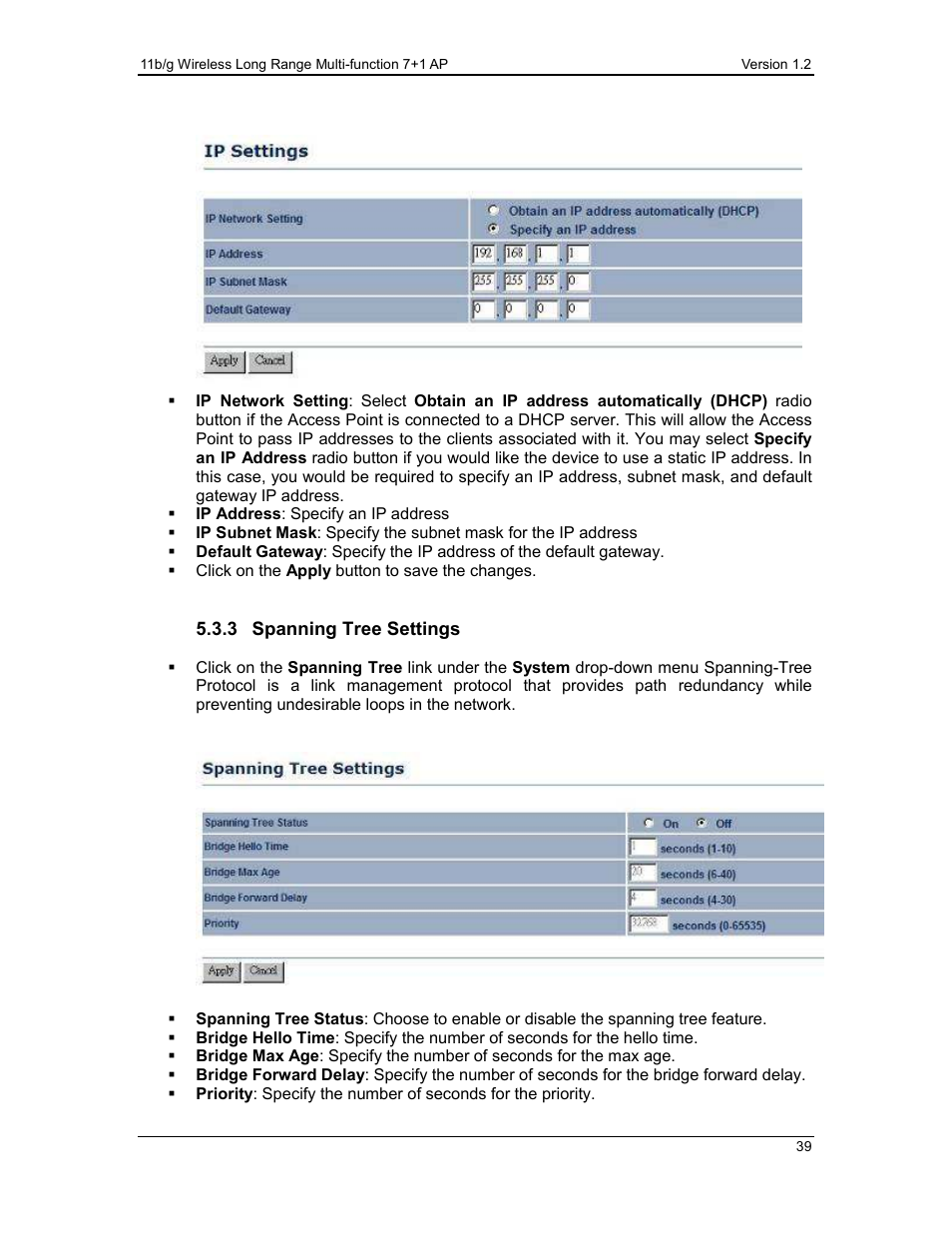 EnGenius Technologies ECB3500 User Manual | Page 39 / 117