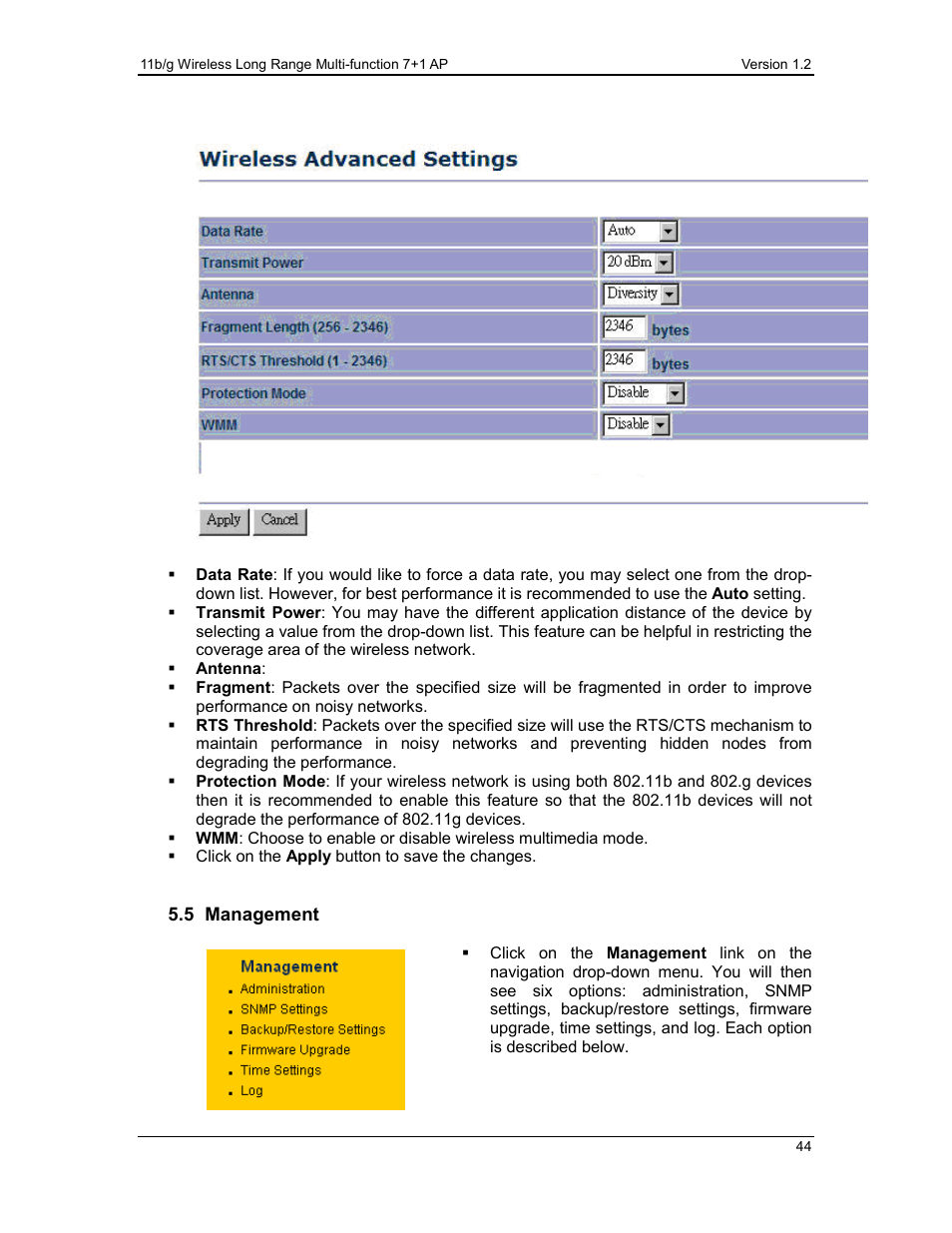 EnGenius Technologies ECB3500 User Manual | Page 44 / 117