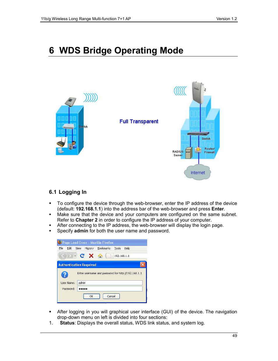 6 wds bridge operating mode | EnGenius Technologies ECB3500 User Manual | Page 49 / 117