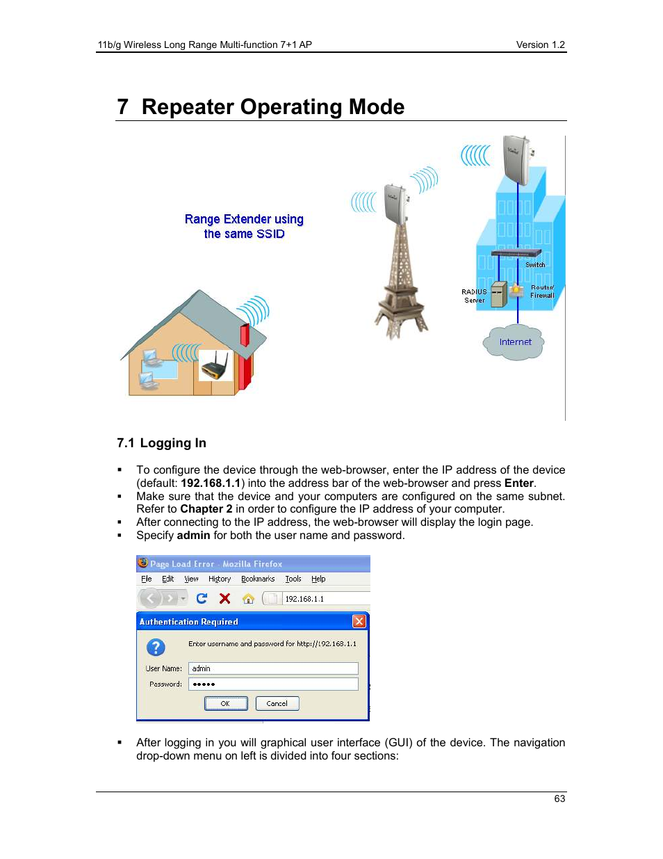 7 repeater operating mode | EnGenius Technologies ECB3500 User Manual | Page 63 / 117