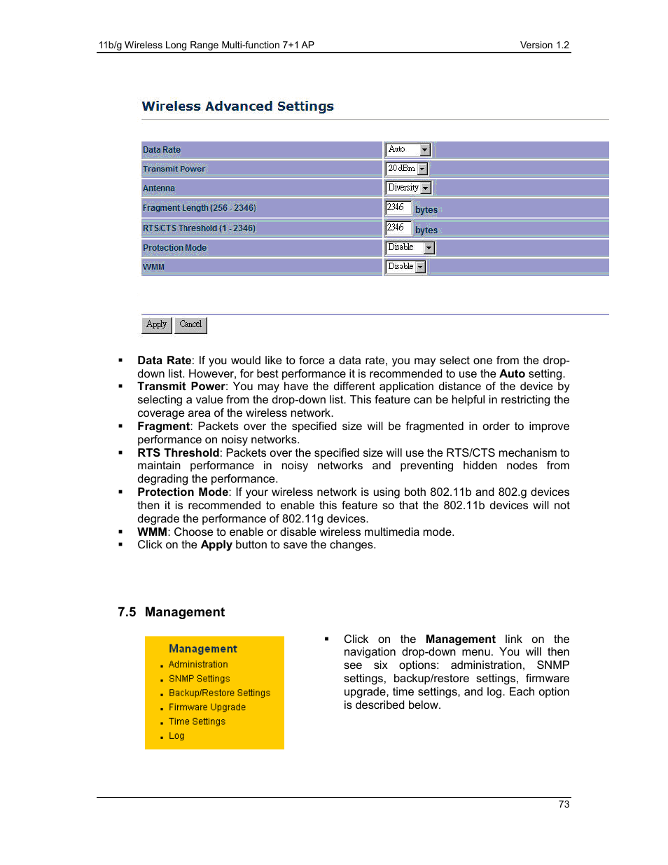 EnGenius Technologies ECB3500 User Manual | Page 73 / 117