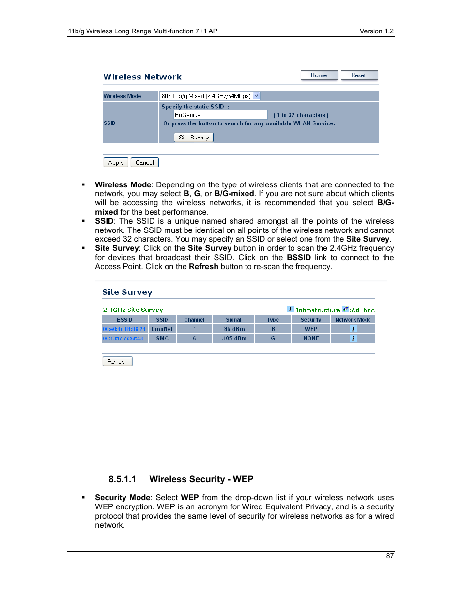 EnGenius Technologies ECB3500 User Manual | Page 87 / 117