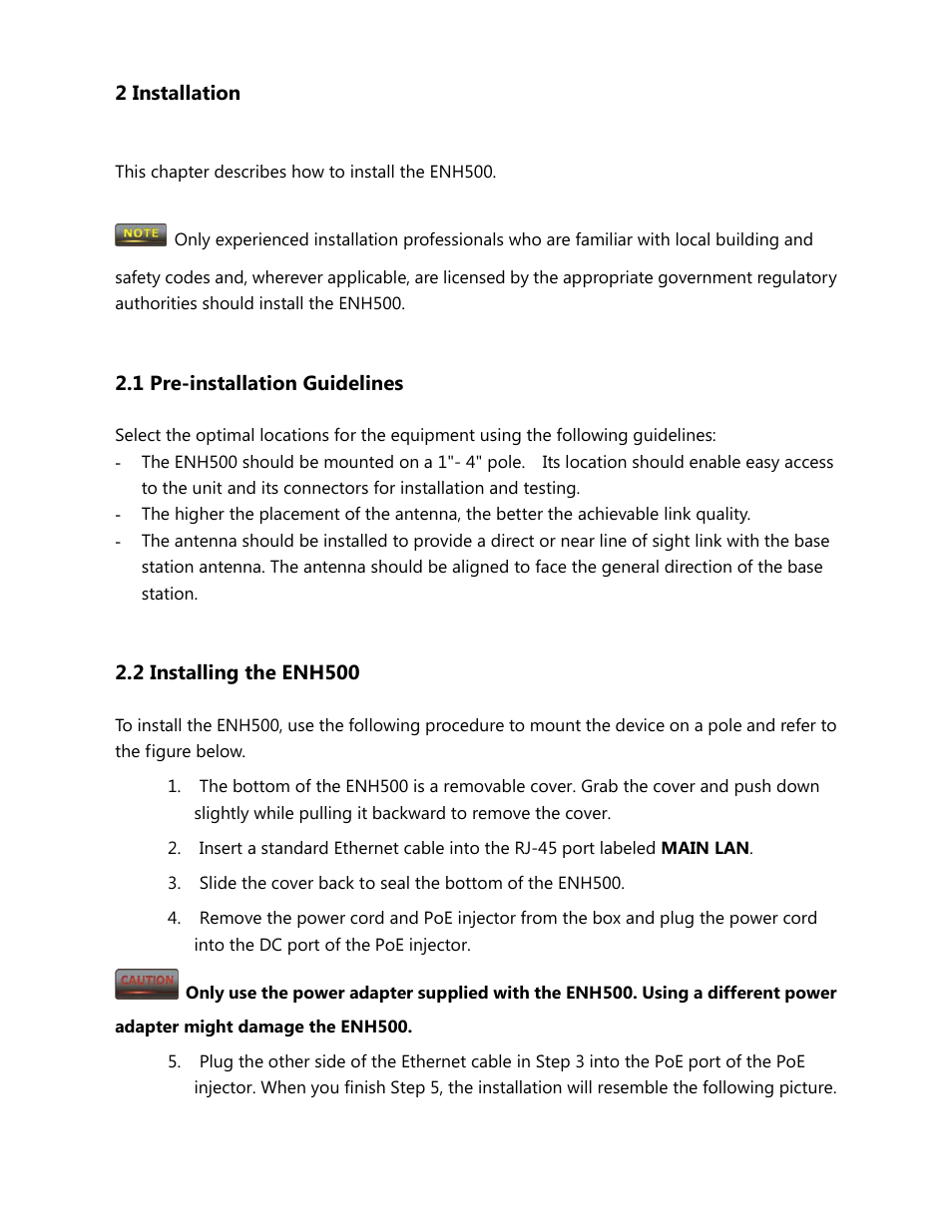 EnGenius Technologies ENH500 User Manual | Page 11 / 88