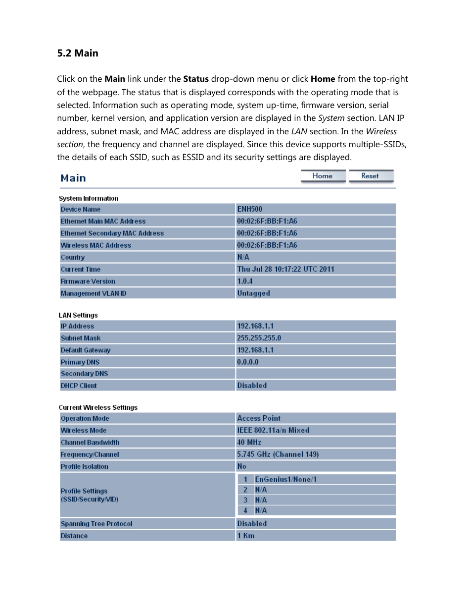 EnGenius Technologies ENH500 User Manual | Page 26 / 88