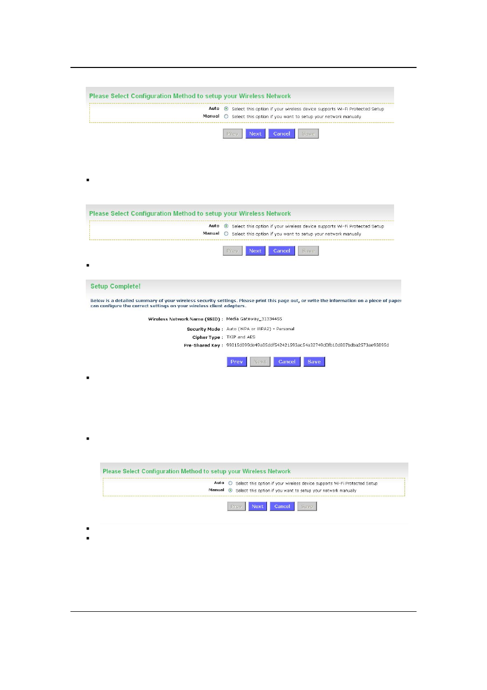 1 automatic network setup, 2 manual network setup | EnGenius Technologies ESR-9710 User Manual | Page 26 / 95