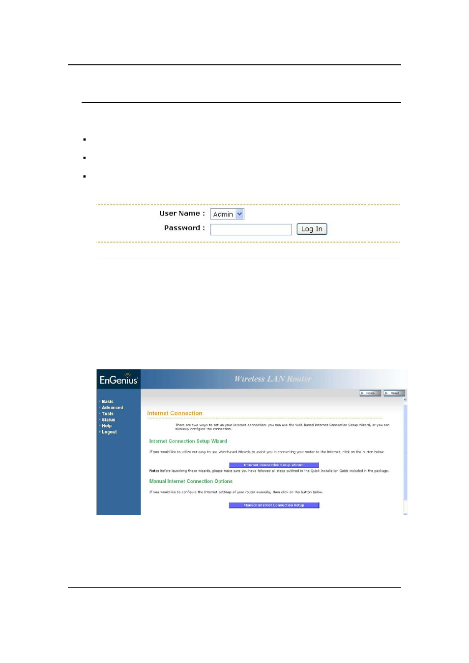 6 advanced web configuration, 1 logging in | EnGenius Technologies ESR-9710 User Manual | Page 32 / 95
