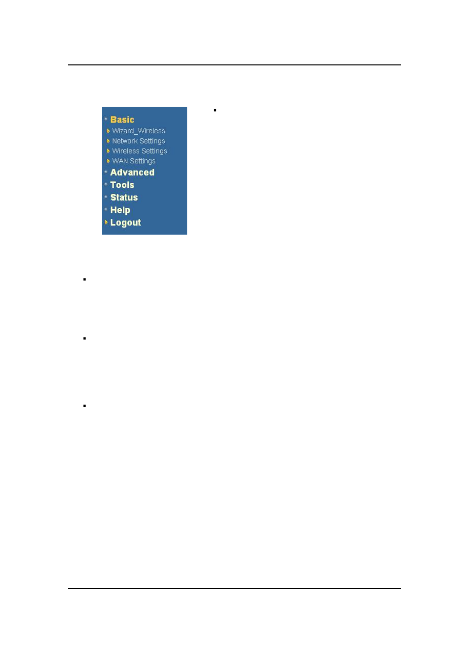 2 basic, 1 wizard_wireless, 2 network settings | 1 bridge mode | EnGenius Technologies ESR-9710 User Manual | Page 33 / 95