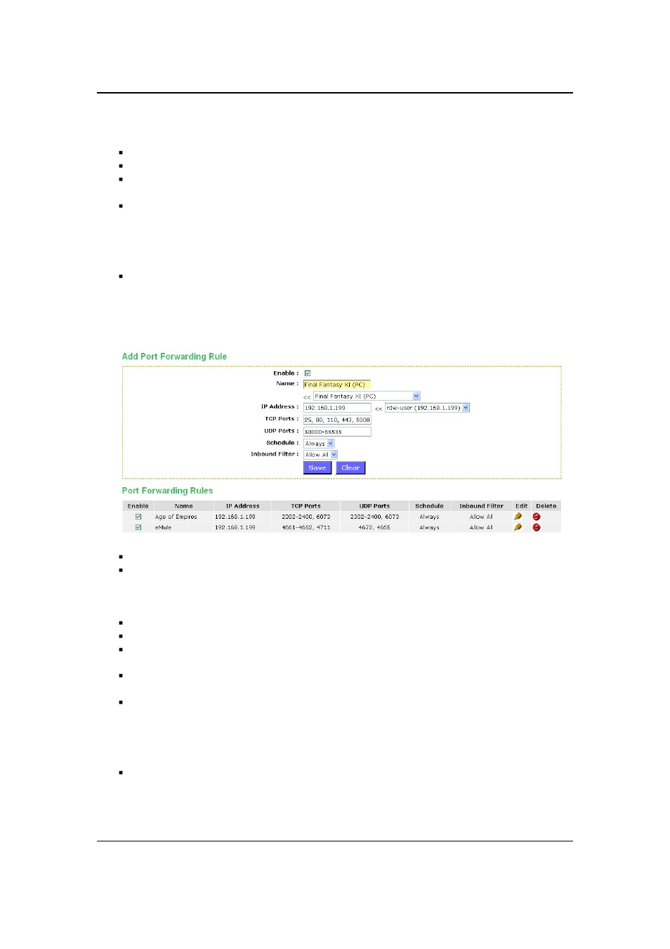 4 port forwarding, 5 streamengine | EnGenius Technologies ESR-9710 User Manual | Page 51 / 95